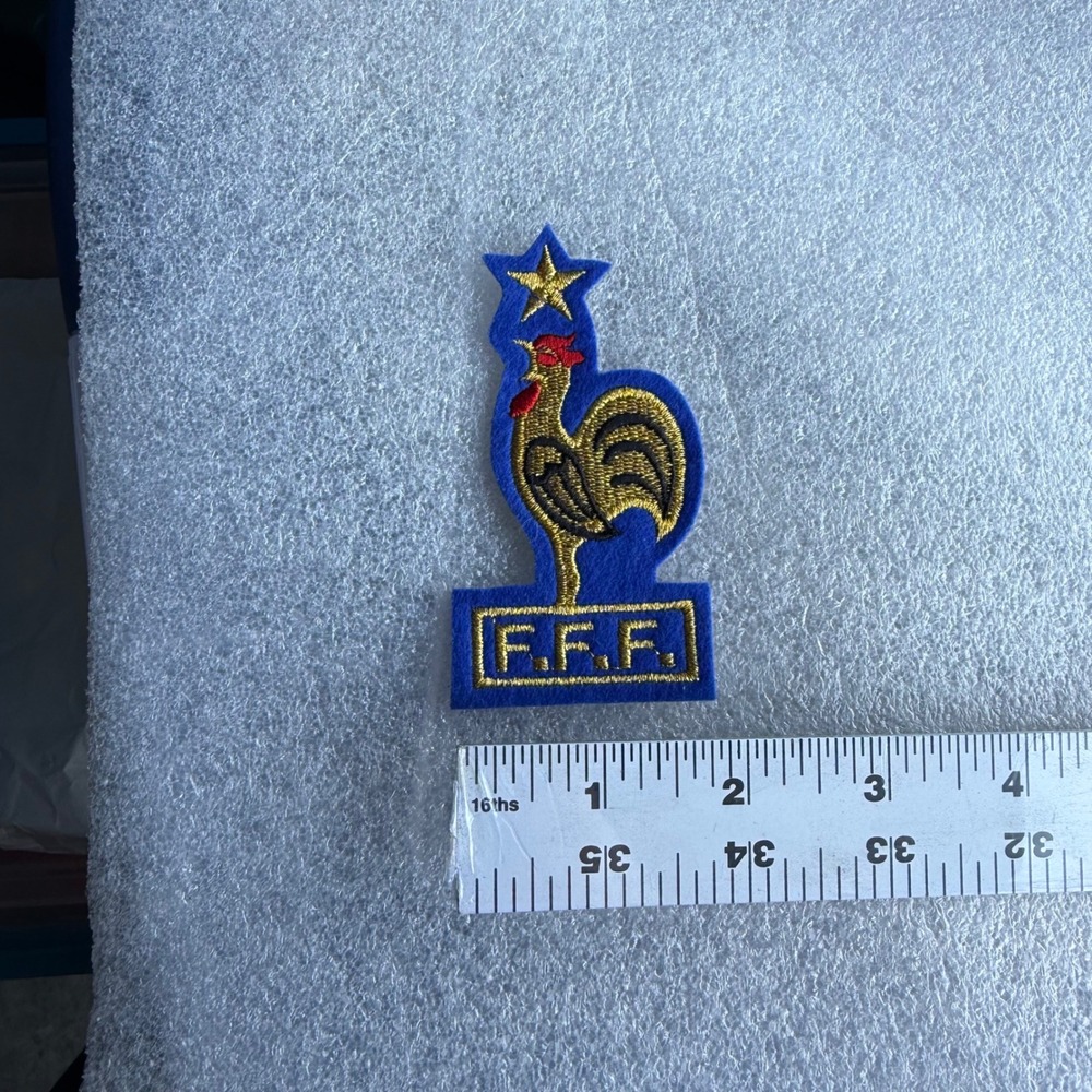 France French Rooster FFF‎ Emblem Patch National Symbol Vintage Style